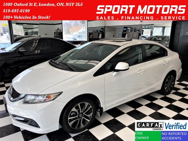 2013 Honda Civic EX+Camera+Roof+Heated Seats+ACCIDENT FREE Photo1