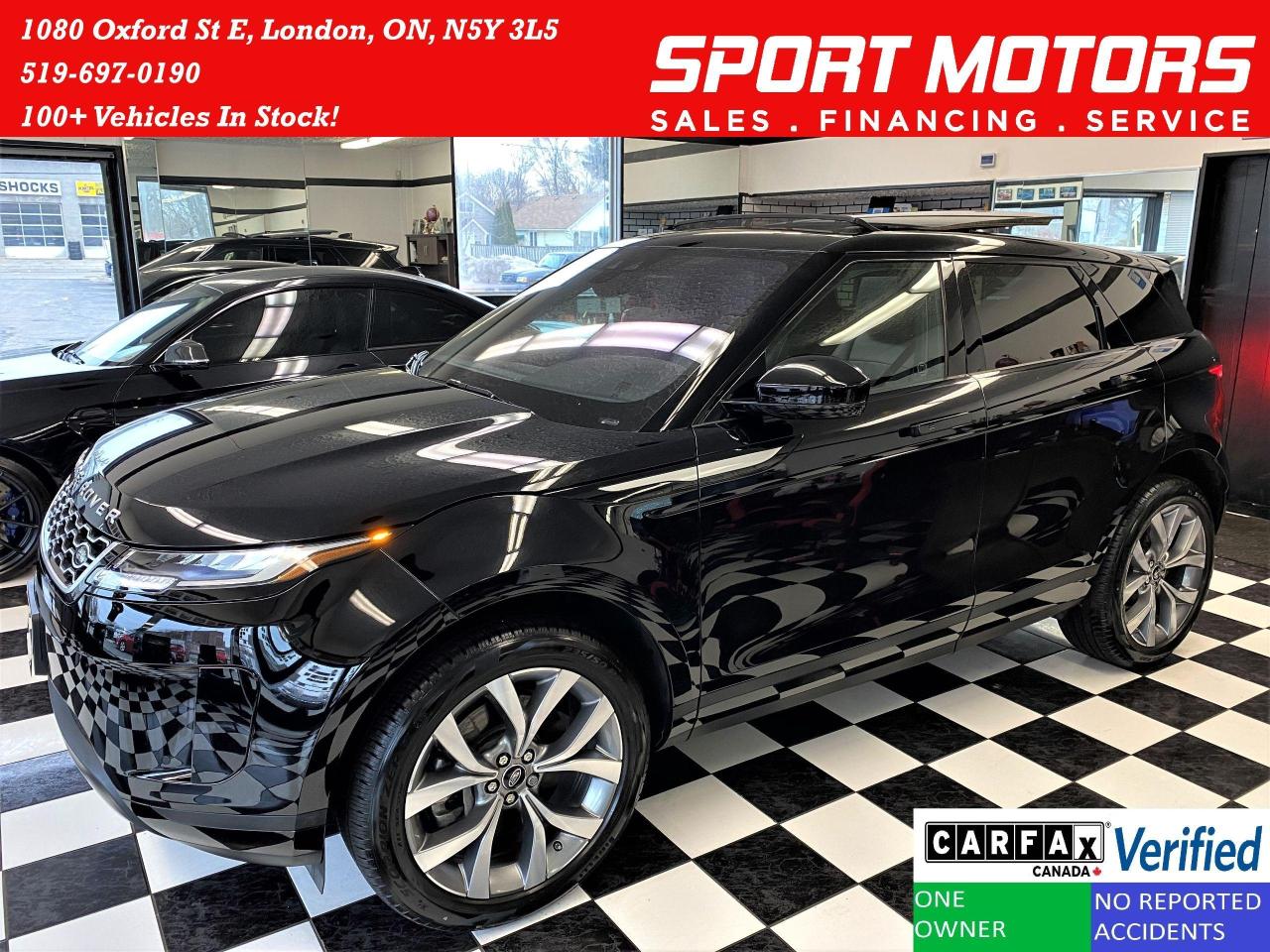 2020 Land Rover Range Rover Evoque S AWD+Slide PANO Roof+Lane Departure+CLEAN CARFAX