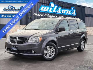 Used 2019 Dodge Grand Caravan Crew, Navigation, Leather, Heated Seats + Steering. Reverse Camera, & Much More! for sale in Guelph, ON