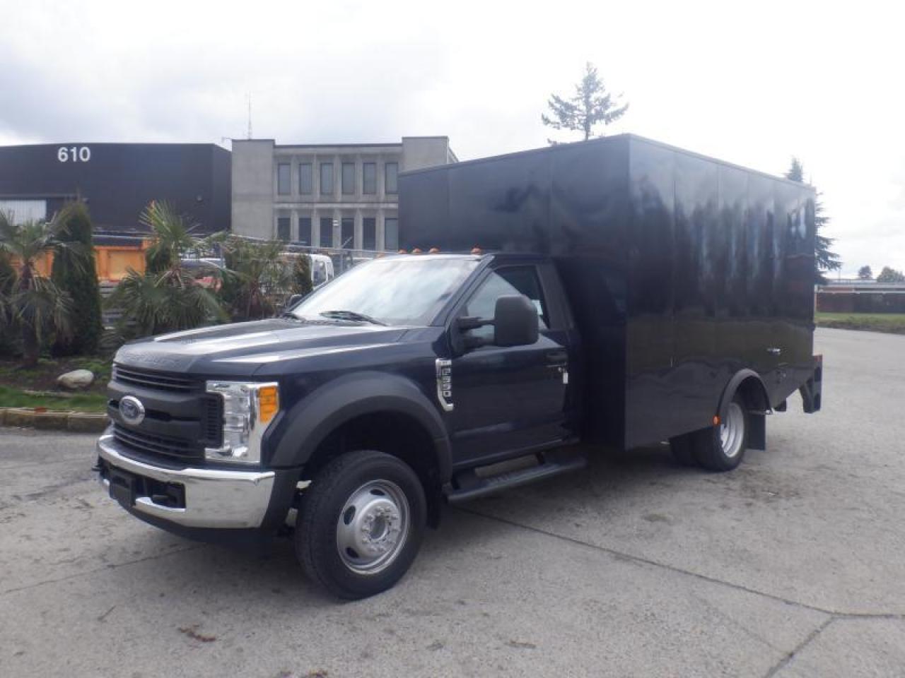 Used 2017 Ford F-550 12 Foot Armoured Cube Truck With Bullet-Proof Glass And Power Tailgate for sale in Burnaby, BC