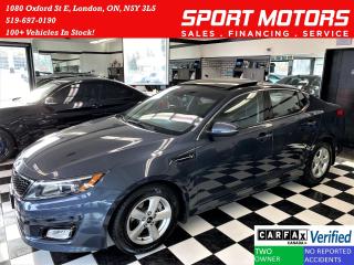 Used 2014 Kia Optima LX+Panoramic Roof+Heated Seats+CLEAN CARFAX for sale in London, ON