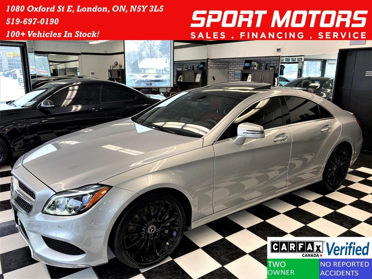 Used 2017 Mercedes-Benz CLS-Class CLS550 4MATIC AMG 4.7L V8+MassageSeats+CLEANCARFAX for sale in London, ON