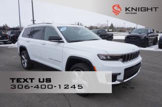 New 2022 Jeep Grand Cherokee L Limited | Heated Seats | Heated Steering Wheel | Remote Start | Back Up Camera for sale in Weyburn, SK
