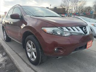 Used 2010 Nissan Murano SL-AWD-BK UP CAM-AUX-ALLOYS-2Y WARRANTY POWERTRAIN for sale in Scarborough, ON