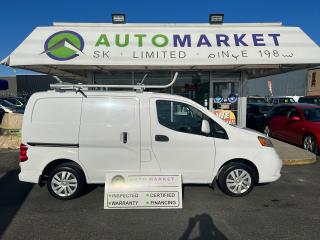 WELL MAINTIANED EX-TELUS NAVIGATION B-UP CAM INSPECTED WITH BCAA MEMBERSHIP & WRNTY<br /><br />CALL OR TEXT KARL AT 6-0-4-2-5-0-8-6-4-6 FOR INFO & TO CONFIRM WHICH LOCATION.<br /><br />NISSAN NV200 CARGO SV WITH NAVIGATION, BLUETOOTH AND BACK UP CAMERA AND OF COURSE POWER GROUP AS WELL. EX TELUS. THROUGH THE SHOP, FULLY INSPECTED AND READY TO GO.<br />IT NEEDS NOTHING. <br /><br />2 LOCATIONS TO SERVE YOU, BE SURE TO CALL FIRST TO CONFIRM WHERE THE VEHICLE IS.<br /><br />We are a family owned and operated business since 1983 and we are committed to offering outstanding vehicles backed by exceptional customer service, now and in the future.<br />Whatever your specific needs may be, we will custom tailor your purchase exactly how you want or need it to be. All you have to do is give us a call and we will happily walk you through all the steps with no stress and no pressure.<br /><br />                                            WE ARE THE HOUSE OF YES!<br /><br />ADDITIONAL BENEFITS WHEN BUYING FROM SK AUTOMARKET:<br /><br />-ON SITE FINANCING THROUGH OUR 17 AFFILIATED BANKS AND VEHICLE                                                    FINANCE COMPANIES<br />-IN HOUSE LEASE TO OWN PROGRAM.<br />-EVERY VEHICLE HAS UNDERGONE A 120 POINT COMPREHENSIVE INSPECTION<br />-EVERY PURCHASE INCLUDES A FREE POWERTRAIN WARRANTY<br />-EVERY VEHICLE INCLUDES A COMPLIMENTARY BCAA MEMBERSHIP FOR YOUR SECURITY.<br />-EVERY VEHICLE INCLUDES A CARFAX AND ICBC DAMAGE REPORT<br />-EVERY VEHICLE IS GUARANTEED LIEN FREE<br />-DISCOUNTED RATES ON PARTS AND SERVICE FOR YOUR NEW CAR AND ANY OTHER   FAMILY CARS THAT NEED WORK NOW AND IN THE FUTURE.<br />-36 YEARS IN THE VEHICLE SALES INDUSTRY<br />-A+++ MEMBER OF THE BETTER BUSINESS BUREAU<br />-RATED TOP DEALER BY CARGURUS 2 YEARS IN A ROW<br />-MEMBER IN GOOD STANDING WITH THE VEHICLE SALES AUTHORITY OF BRITISH   COLUMBIA<br />-MEMBER OF THE AUTOMOTIVE RETAILERS ASSOCIATION<br />-COMMITTED CONTRIBUTOR TO OUR LOCAL COMMUNITY AND THE RESIDENTS OF BC $495 Documentation fee and applicable taxes are in addition to advertised prices.<br />LANGLEY LOCATION DEALER# 40038<br />S. SURREY LOCATION DEALER #9987<br />