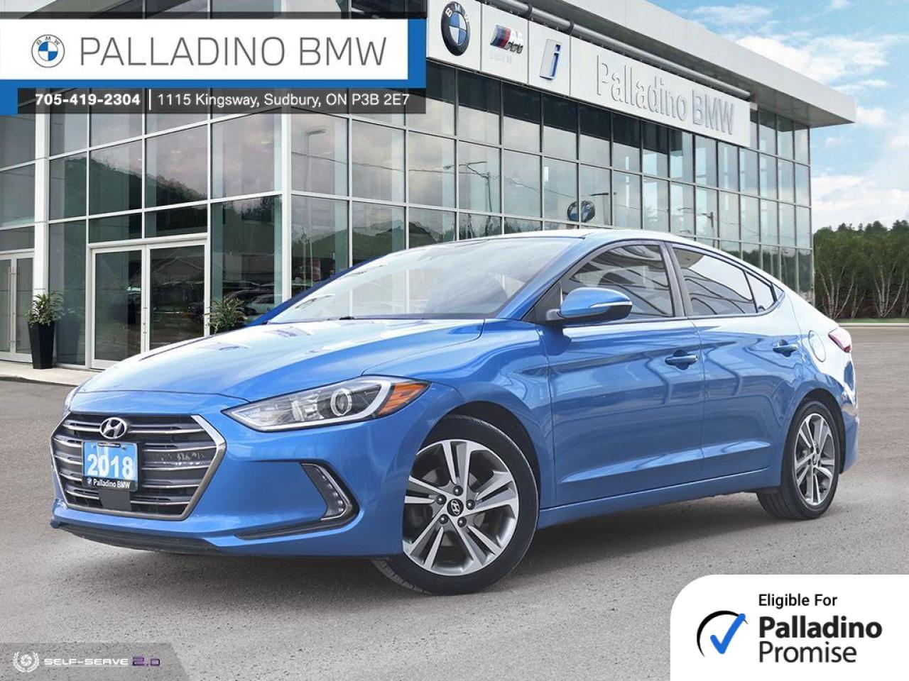 Used 2018 Hyundai Elantra Clean Carfax! - GLS Trim, Bluetooth, Back-Up Camera for sale in Sudbury, ON