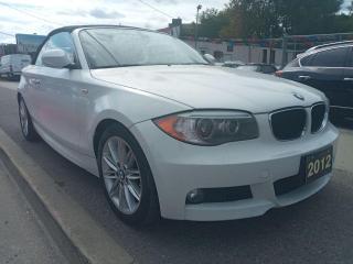 Used 2012 BMW 1 Series 128i-CONVERTIBLE-NAVI-BLUETOOTH-AUX-USB-ALLOYS for sale in Scarborough, ON