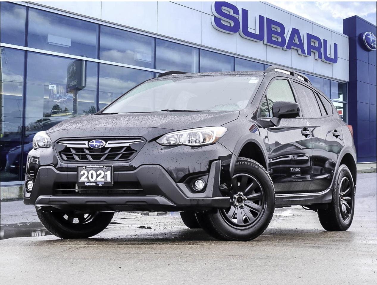 2.0L 16V DOHC Engine | Crystal Black Silica | AWD | 4 door | Utility<div> </div><ul><li>STARLINK/Apple CarPlay/Android Auto smart device mirroring</li><li>Rear mounted camera</li><li>Brake assist system</li><li>Cruise control with steering wheel mounted controls</li><li>STARLINK smart device engine start control</li><li>Heated steering wheel</li><li>Heated driver and front passenger seats</li><li>Primary monitor touchscreen</li><li>Full-time AWD</li><li>2L H-4 gasoline direct injection, DOHC, variable valve control, regular unleaded, engine with 152HP</li><li>Smart key with hands-free access and push button start</li><li>Bluetooth wireless audio streaming</li></ul><div> </div><blockquote>CARFAX | Service Records Available</blockquote><div>At Stratford Subaru, our skilled sales team is enthusiastic about sharing their expertise with you. We're here to answer any questions you may have and make arrangements for a test drive that suits your schedule. Let us assist you in finding the perfect vehicle to match your needs and preferences.</div><div> </div><div>Don't hesitate to reach out to us via this listing or by phone. We're ready and willing to help make your car-buying experience enjoyable and hassle-free!</div><div> </div><div>This vehicle is currently showcased at our location in Stratford. </div><div> </div><div>Our operating hours are as follows: Monday to Friday: 9:00 am-6:00 pm, Saturday: 9:00 am-4:00 pm, Sunday: Closed.</div><div> </div><div>We're looking forward to serving you soon!</div><div> </div><div>Additional HST and licensing fees apply.</div><div> </div><div>Please contact us for further details.</div><div>UpAuto, born from a vision to redefine automotive retailing, signifies a departure from the conventional dealership archetype. It's a purpose-built enterprise meticulously crafted to drive growth and enhance performance across all its dealership entities, with a steadfast commitment to benefiting all involved parties.</div><div>The name "UpAuto" isn't just a title; it's a philosophy—an embodiment of the company's unwavering dedication to upward mobility in every operational facet within its dealership network. With an ethos rooted in maximizing performance and delivering unparalleled quality results, UpAuto inaugurates a new era in automotive retail, where innovation and excellence seamlessly merge to shape the future of the industry.</div><div> </div>