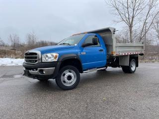 <p>Rare Truck- <strong>2008 Sterling Bullet with 6.7L Cummins Diesel</strong> and Automatic Transmission (Dodge Ram 5500 Series Platform). Top of the line and highly respected Eloquip Aluminum Dump Body with dual drop-down sides and tarp. Traditional style tailgate, tow package, trailer brake controller. Running boards, 19.5 wheels, huge front tow hooks, power locks and windows. A/C and Cruise. Super capable truck with a <strong>19500lbs GVWR</strong>.</p><p>If interested, please contact Jeff for pricing and details.</p><p><strong>No extra fees, plus HST and plates only.</strong></p><p><br />Joe Domotor- 5197550400 (cell/text)</p><p><strong>We do have Financing Programs Available OAC and would be happy further discuss those options over the Phone, Text or Email.</strong></p><p>Email- domotor@live.ca<br />Website- www.jdomotor.ca</p><p>Please be Mindful that we are a Two (2) Man Crew and function off <span style=text-decoration: underline;>Appointment Only</span>.</p><p>You must Call, Text or Message prior to coming out. Phone Numbers are listed but Facebook sometimes Hides them.</p><p>Please Refrain from the <em>Is This Available</em> Auto-Message. Listings are taken down as soon as they are sold.</p><p><strong>1-430 Hardy Rd, Brantford, Ontario, Canada</strong></p>
