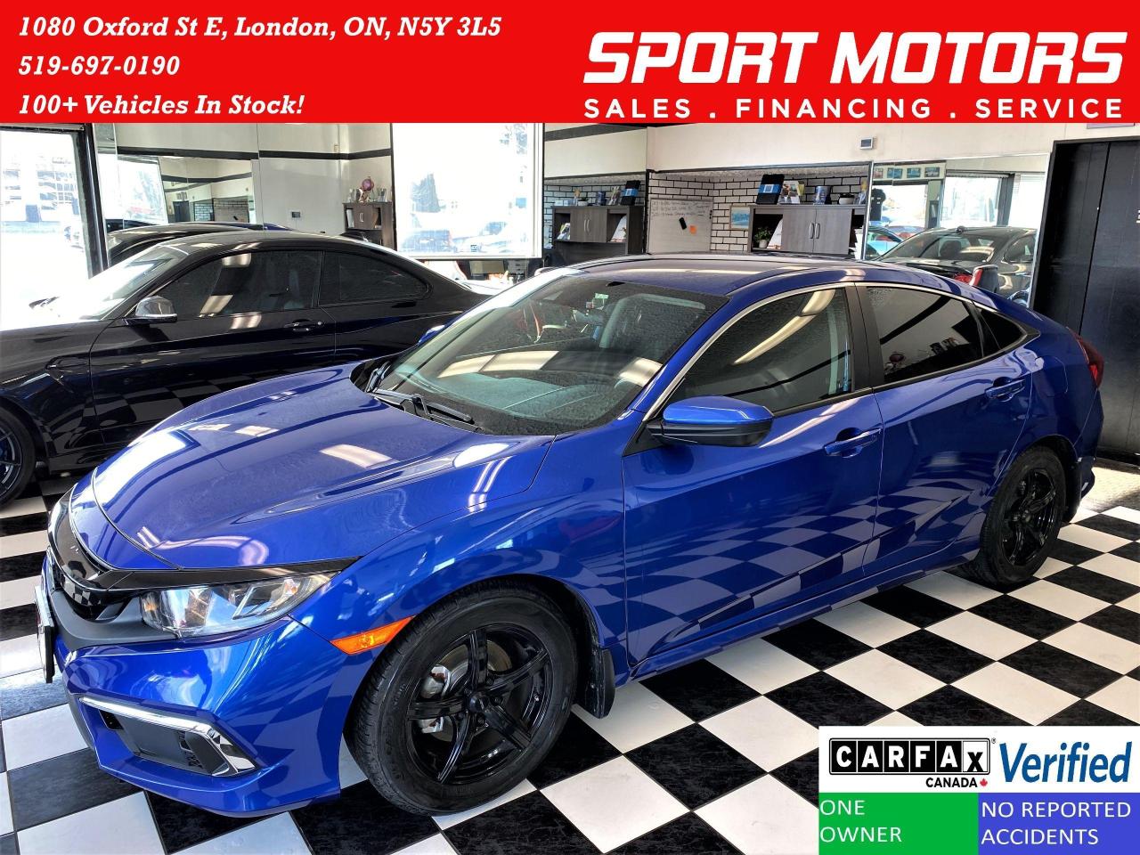 2019 Honda Civic LX+LaneKeep+Adaptive Cruise+ApplePlay+CLEAN CARFAX