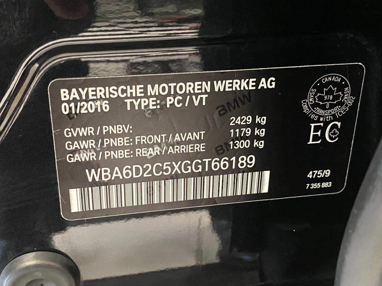 2016 BMW 6 Series 640i xDrive M PKG+Cooled Massage Seats+New Tires - Photo #55