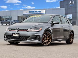 Used 2018 Volkswagen Golf GTI AUTOBAHN- LEATHER, MOONROOF, AUTOMATIC, 2 SETS OF WHEELS for sale in Hamilton, ON