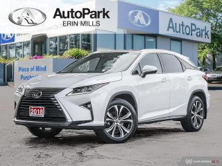 Used 2018 Lexus RX 350 NICE CLEAN VEHICLE, RARE PEARLE WHITE/ BROWN LEATHER INTERIOR, NAVIGATION, SUNROOF for sale in Mississauga, ON