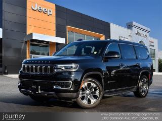 Recent Arrival!

2022 Jeep Wagoneer Series III 4WD 8-Speed Automatic 5.7L V8 Diamond Black Crystal Pearlcoat



10 Speakers, 2nd Row Manual Window Shades, 2nd Row Seats w/Tip/Slide Recline, 7-Passenger Seating, Air Conditioning, Alloy wheels, Amazon Fire TV Built-In, Anti-whiplash front head restraints, Auto High-beam Headlights, Convenience Group I, Drowsy Driver Detection, Flexible Seating Group, Floor Console w/Cupholder, Four wheel independent suspension, Front anti-roll bar, Front fog lights, Fully automatic headlights, Genuine wood console insert, Genuine wood dashboard insert, Genuine wood door panel insert, Heated front seats, Heated rear seats, Intersection Collision Assist System, Memory seat, Nappa Leather-Faced Bucket Seats, Navigation System, Parallel & Perpendicular Park Assist, ParkView Rear Back-Up Camera, Quick Order Package 22N, Rain sensing wipers, Rear air conditioning, Rear anti-roll bar, Rear dual zone A/C, Rear Seat Entertainment Group, Rear window defroster, Rear window wiper, Remote keyless entry, Roof rack: rails only, Seatback Video Screens, Side Distance Warning, Speed control, Steering wheel memory, Steering wheel mounted audio controls, Surround View Camera System, Traffic Sign Recognition, USB Video Port, Ventilated front seats.