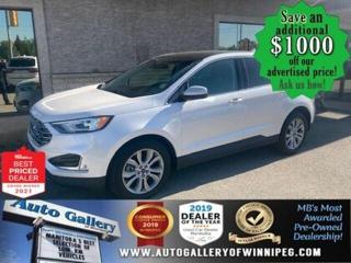 Used 2019 Ford Edge Titanium* AWD/Bluetooth/Heated Seats/Navigation for sale in Winnipeg, MB