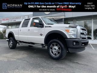 Used 2016 Ford F-350 Platinum 4WD DIESEL LEATHER SUNROOF NAVI CAMERA LE for sale in Langley, BC