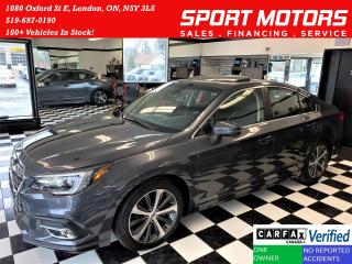 Used 2019 Subaru Legacy Limited 2.5i Touring W/Eyesight+Roof+CLEAN CARFAX for sale in London, ON