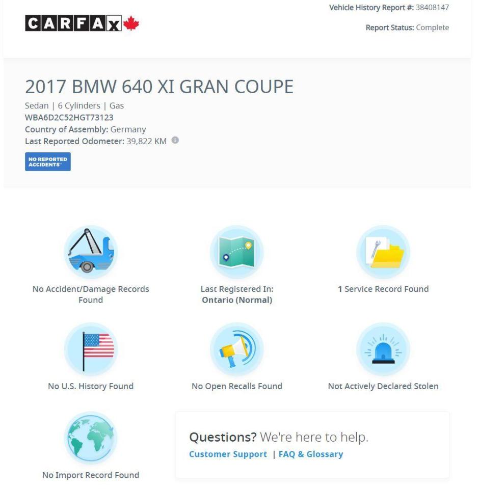 2017 BMW 6 Series 640i xDrive M PKG+Cooled Massage Seats+CLEANCARFAX - Photo #12
