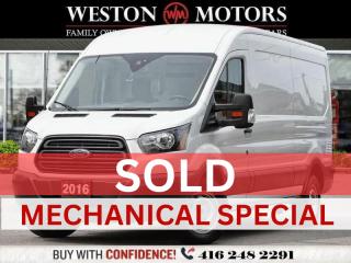 Used 2016 Ford Transit 250 *MECHANICAL SPECIAL*AS IS*NEEDS ENGINE REPAIR* for sale in Toronto, ON