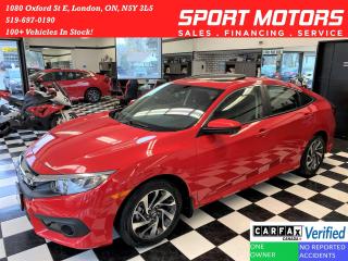 Used 2018 Honda Civic EX+LaneKeep+Camera+New Tires+CLEAN CARFAX for sale in London, ON