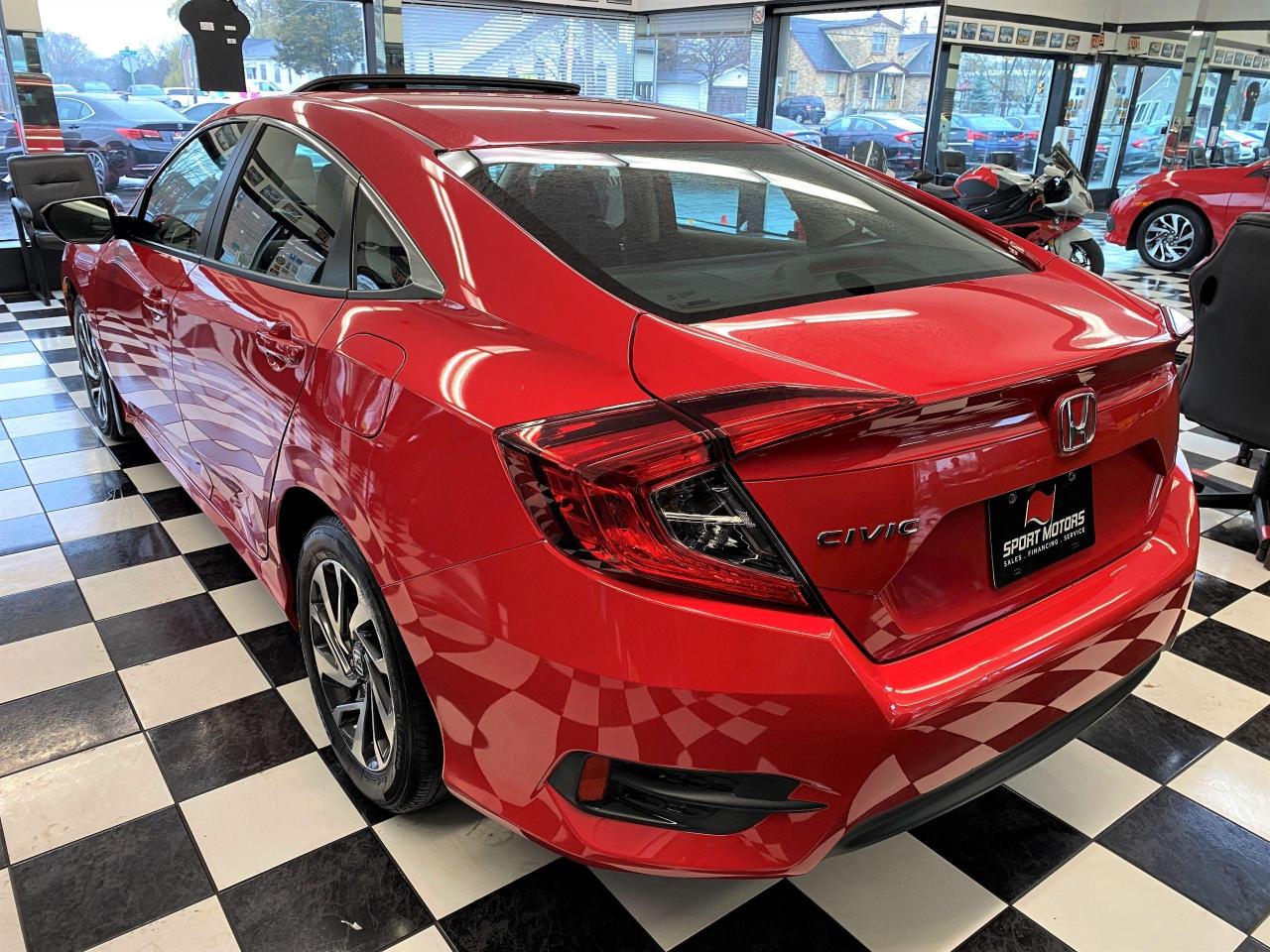 2018 Honda Civic EX+LaneKeep+Camera+New Tires+CLEAN CARFAX - Photo #2