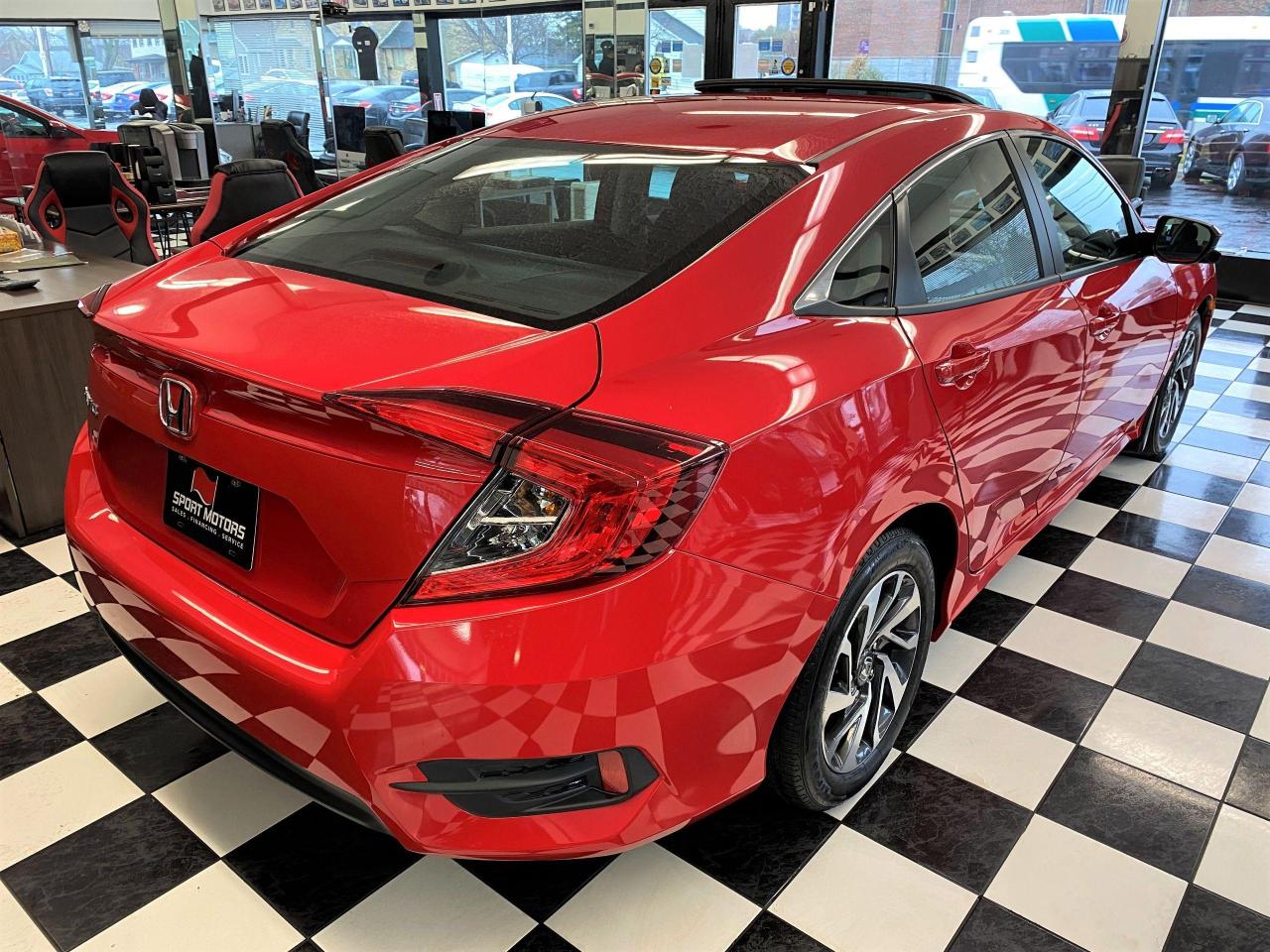 2018 Honda Civic EX+LaneKeep+Camera+New Tires+CLEAN CARFAX - Photo #4
