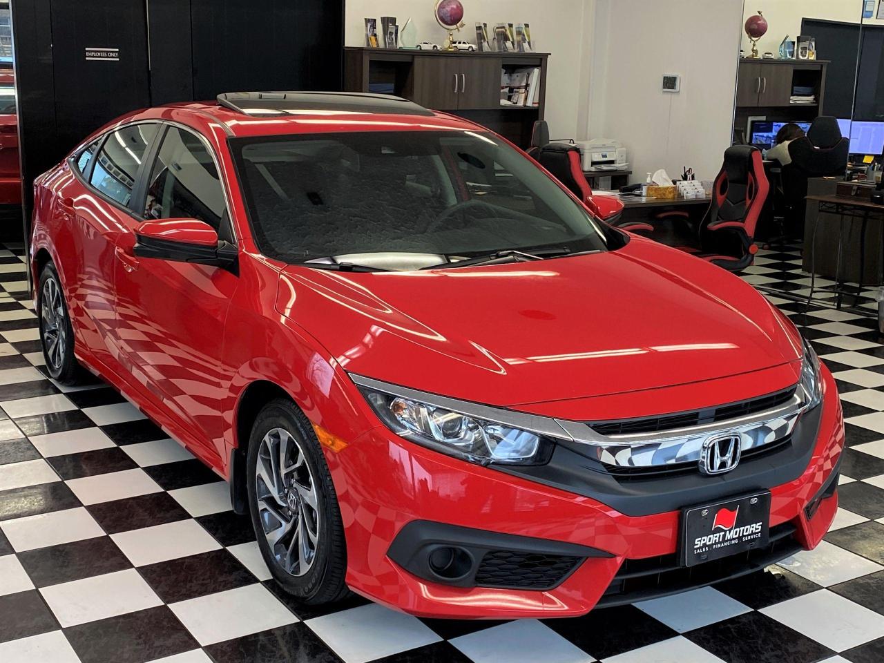 2018 Honda Civic EX+LaneKeep+Camera+New Tires+CLEAN CARFAX - Photo #5