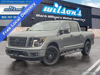 Used 2018 Nissan Titan SV Midnight Edition V8 4x4 Crew Cab, Reverse Camera, Navigation, Heated Seats & Much More! for sale in Guelph, ON