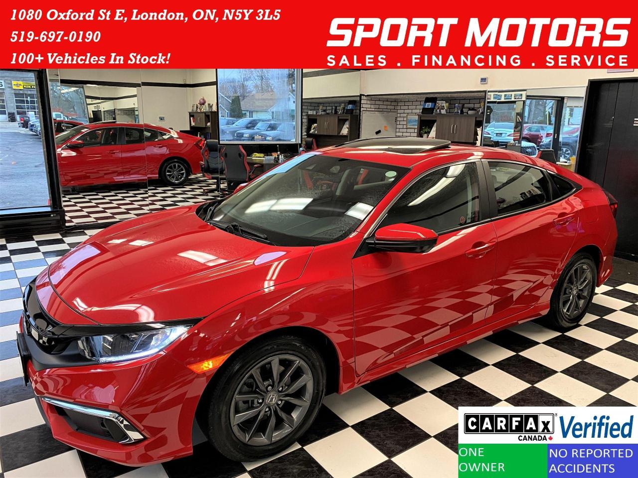 Used 2020 Honda Civic EX+LaneKeep+Camera+ApplePlay+CLEAN CARFAX for sale in London, ON