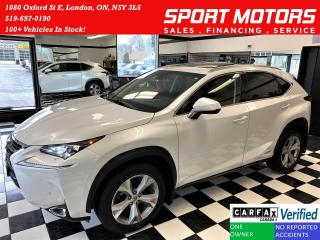 Used 2017 Lexus NX Executive 300H Hybrid+Cooled Seats+ACCIDENT FREE for sale in London, ON