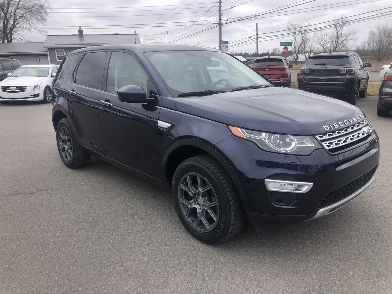 <p><span>Looking for a nice Suv with low kms? Well come check out our AWD 2016 Land Rover Discovery Sport HSE Luxury with only 74,000 kms! This is a Beautiful vehicle all around, and is in great shape inside out! It comes equipped with options like Grey Alloy Wheels, Air Conditioning, Heated Seats, Panoramic Sunroof, Navigation, Back Up Camera, Leather Seats, Push To Start, Touch Screen Display, Bluetooth Audio & Calling, Drivetrain Selection for different terrains, Heated Steering Wheel, Eco Mode, All Power Options including Liftgate, Auto Start/Stop, Fog Lights, Rear Wiper, Cruise Control, Traction Control, Satellite Radio, Aux Outlet, USB Port. List Price: $24,900.</span></p><p><br></p><p><span>This Suv comes with A New Multi Point Safety Inspection, 1 Month Powertrain Warranty, and an option to extend the warranty to what you would like! We offer competitive finance rates from Major banks including RBC, Scotiabank, CIBC, Scotia Dealer advantage and more! All credit applications welcome with over 13 lenders to give you the best shot at getting approved. Scammell Auto proudly serves the Truro, Bible Hill, New Glasgow, Antigonish, Cape Breton, Dartmouth, Halifax, Kentville, Amherst, Sackville, and greater area of Nova Scotia and New Brunswick. Scammell Auto Limited is a family run and operated business, come see us today for a unique and pleasant buying experience! You can view all of our inventory online @ www.scammellautosales.ca or give us a call- 902-843-3313 (office) or anytime at 902-899-8428. Scammell Auto Limited- Where Friends, Send Friends!</span><br></p>
