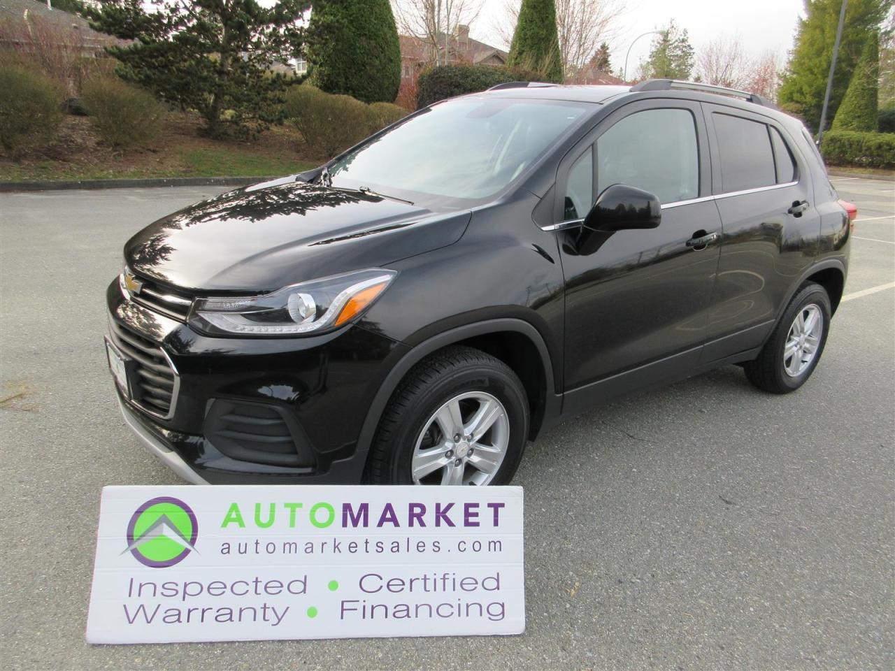 Used 2017 Chevrolet Trax LT AWD SUNROOF, FINANCING, INSPECTED, WARRANTY, BCAA MEMBERSHIP! for sale in Surrey, BC