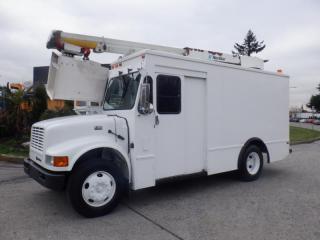 2002 International 4700 Boom Truck Diesel 3 Seater, 7.3L V8 OHV 16V DIESEL engine, 8 cylinder, 1 door, automatic, 4X2, AM/FM radio, Power inverter, white exterior, black interior.  Certificate and Decal Valid to June 2024. $18,510.00 plus $375 processing fee, $18,885.00 total payment obligation before taxes.  Listing report, warranty, contract commitment cancellation fee. All above specifications and information is considered to be accurate but is not guaranteed and no opinion or advice is given as to whether this item should be purchased. We do not allow test drives due to theft, fraud and acts of vandalism. Instead we provide the following benefits: Complimentary Warranty (with options to extend), Limited Money Back Satisfaction Guarantee on Fully Completed Contracts, Contract Commitment Cancellation, and an Open-Ended Sell-Back Option. Ask seller for details or call 604-522-REPO(7376) to confirm listing availability.