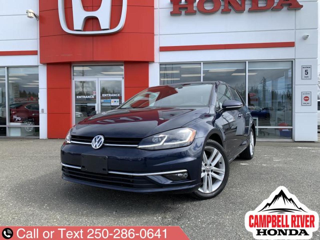 Used 2018 Volkswagen Golf Highline 5-door  - Navigation for sale in Campbell River, BC