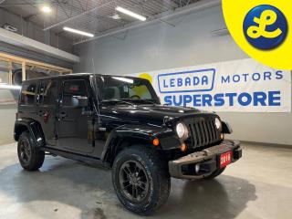 Used 2016 Jeep Wrangler Unlimited Sahara 4X4 * 75TH Anniversary Edition * Garmin Navigation * Heated Leather Seats * Remote Start * Cruise Control * Steering Wheel Controls * for sale in Cambridge, ON
