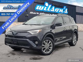 Used 2017 Toyota RAV4 Hybrid Limited - Leather, Sunroof, Navigation, Power Liftgate, New tires & Brakes, Lane Departure Warning for sale in Guelph, ON