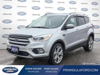 Used 2019 Ford Escape Titanium - Navigation -  Leather Seats for sale in Port Elgin, ON