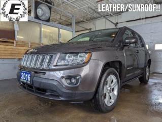 Used 2016 Jeep Compass Sport HIGH ALTITUDE  LEATHER/SUNROOF!! for sale in Barrie, ON