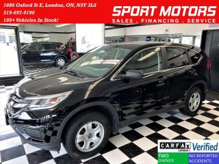 Used 2015 Honda CR-V LX+Camera+Heated Seats+A/C+CLEAN CARFAX for sale in London, ON