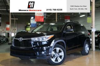 Used 2016 Toyota Highlander Limited - LEATHER|PANO|NAVI|CAMERA|BLINDSPOT for sale in North York, ON