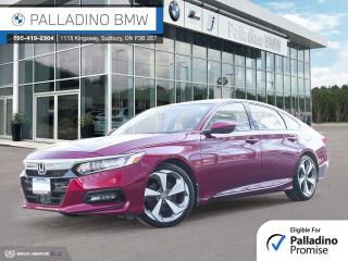 This 2019 Honda Accord Touring is Powered by a 2.0L 4-Cylinder. Producing 252 Horsepower  and 273 Torque. 10-Speed Automatic Transmission. Leather Seat Trim, Bluetooth, Driver Lumbar Support, Heated Mirrors, Driver Lumbar Support, Remote Keyless Entry, Push Button Start, Dual Climate Air Conditioning and Heated Front Seats.