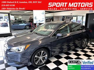 Used 2016 Subaru Legacy 3.6R w/Limited & Tech Pkg Eye Sight+ACCIDENT FREE for sale in London, ON
