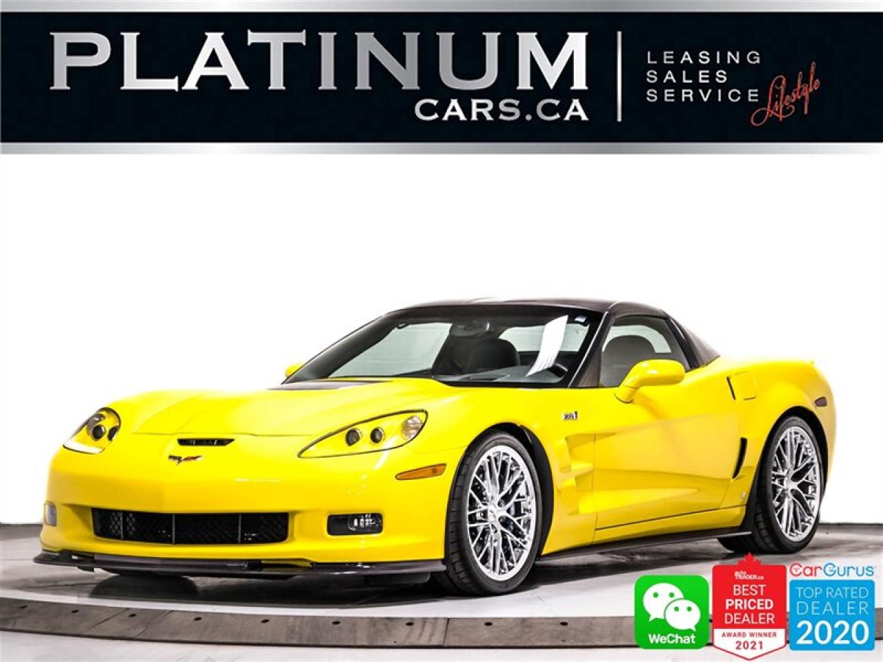 Used 2009 Chevrolet Corvette ZR1, 3ZR, 638HP, BREMBO, CARBON, HUD, NAV, BOSE for sale in Toronto, ON