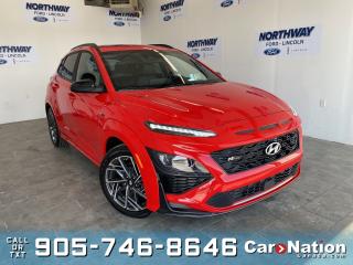 Used 2022 Hyundai KONA 1.6T N LINE ULTIMATE | AWD | LEATHER | ROOF | NAV for sale in Brantford, ON