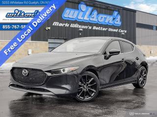 Used 2020 Mazda MAZDA3 Sport GT AWD - Sunroof, Red Leather, Navigation, Reverse Camera, Heated Seats, BOSE Audio, Alloy Wheels! for sale in Guelph, ON