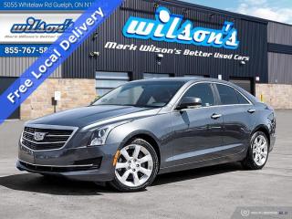 Used 2016 Cadillac ATS Sedan Luxury Collection AWD, Sunroof, Leather, Reverse Camera, Heated Power Seats & Much More! for sale in Guelph, ON