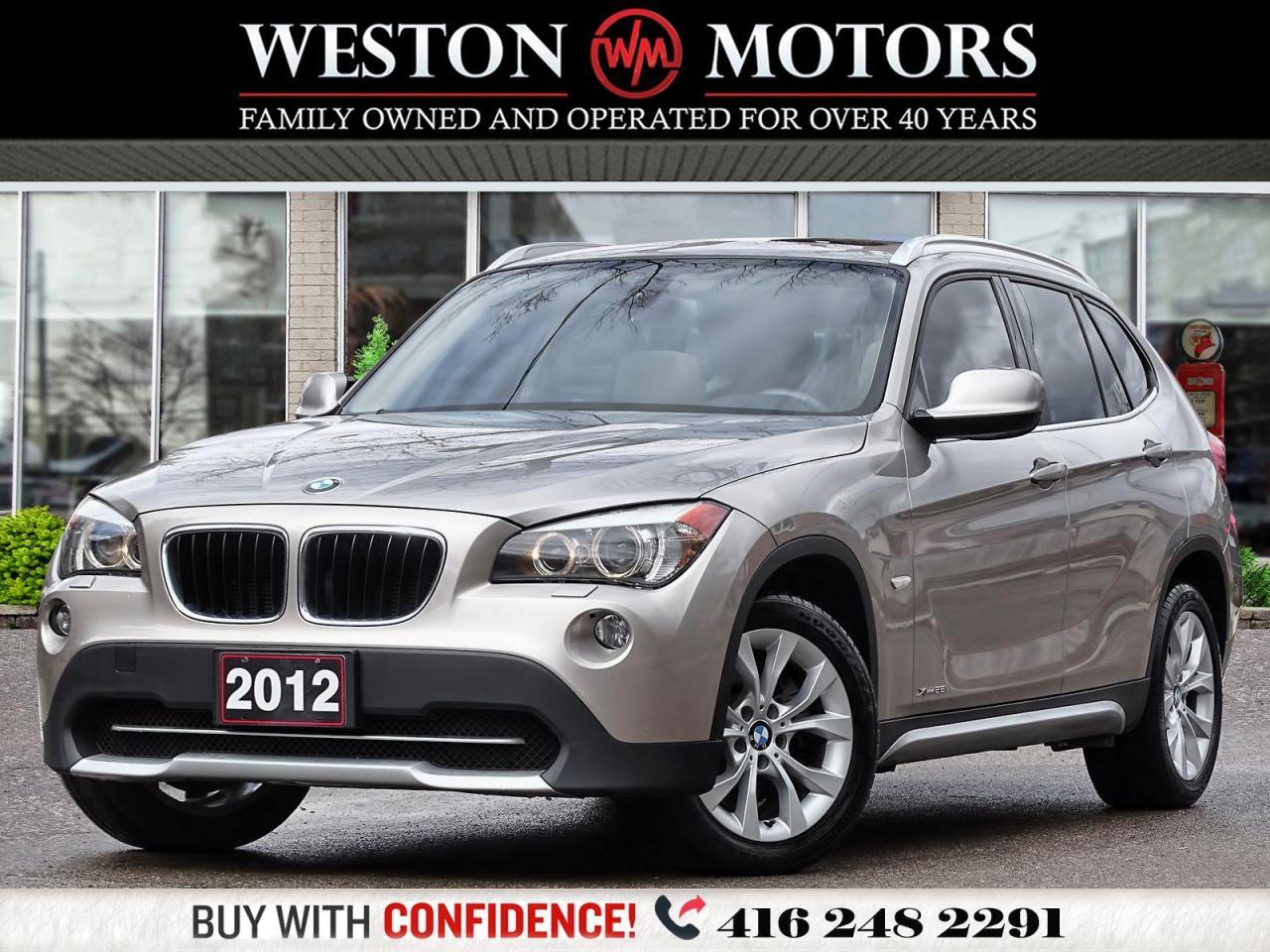 2012 BMW X1 28i*X-DRIVE*LEATHER*HEATED SEATS*PANROOF*NAVI*AWD*