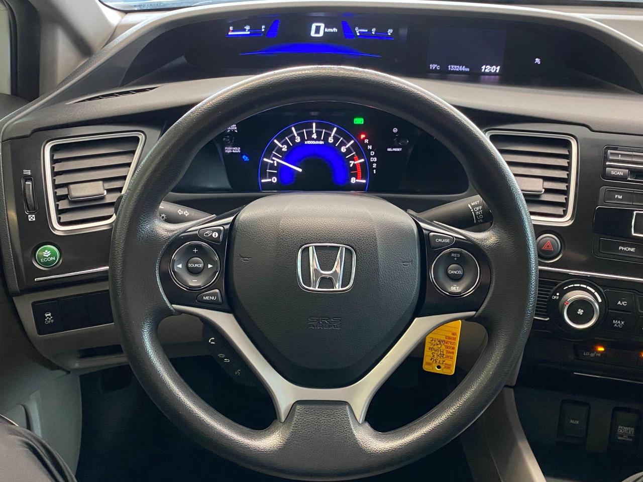 2013 Honda Civic LX+Bluetooth+Heated Seats+Cruise+A/C+New Tires - Photo #9