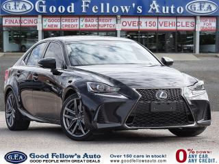 2018 Lexus IS 300 FSPORT2, REARVIEW CAM, NAVI, SUNROOF, LEATHER SEAT