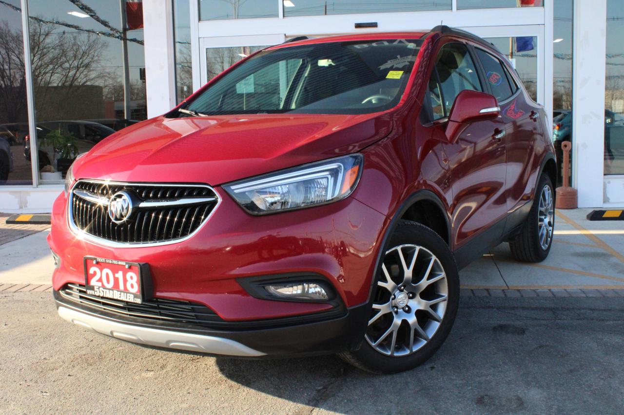 Used 2018 Buick Encore LEATHER SUNROOF HEATED SEATS WE FINANCE ALL CREDIT for sale in London, ON
